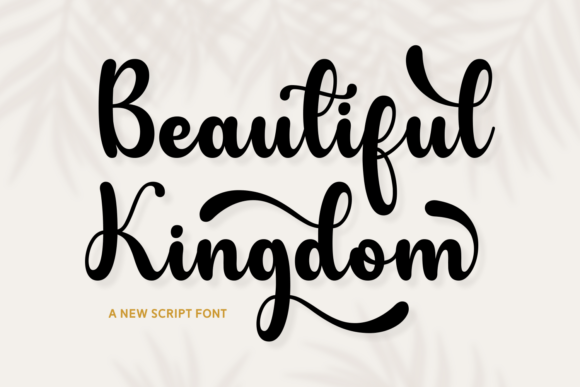 Beautiful Kingdom: A Script Font for Digital Design Excellence