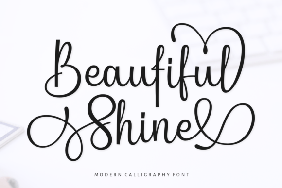 Beautiful Shine: A Font for Elegance and Branding