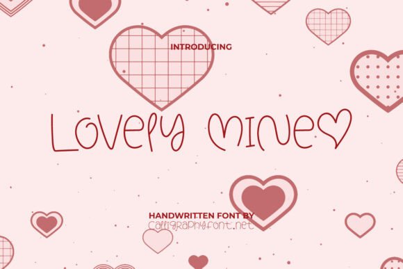 Beautiful Typography for Your Brand: The Lovely Mine Font