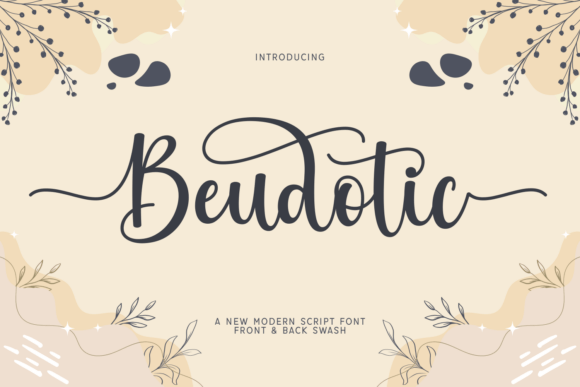 Beudotic: A Script Font for Elegant Digital Design