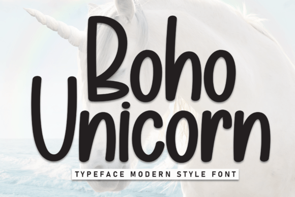 Boho Unicorn: A Font for Whimsical Campaigns