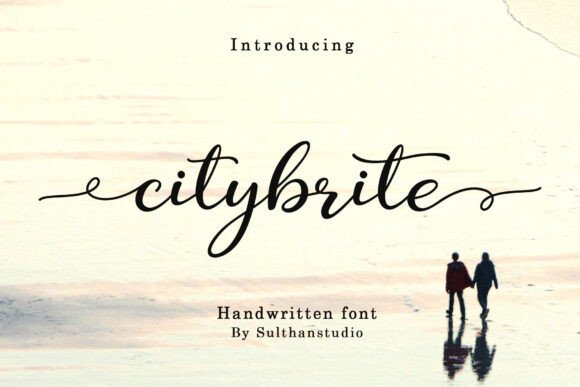 City Brite: A Script Font for Editorial Design and Branding