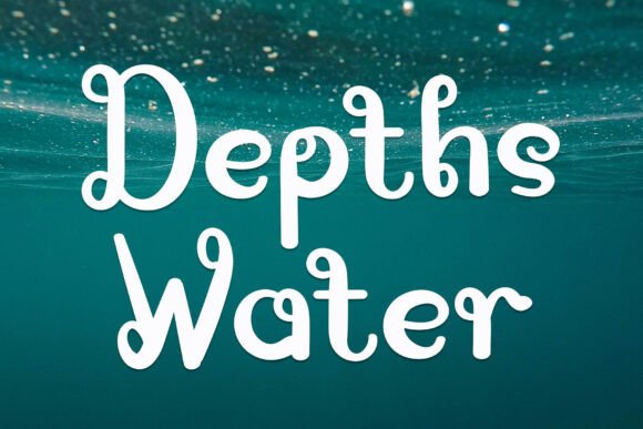 Depths Water: A Font That Elevates Branding with Elegance
