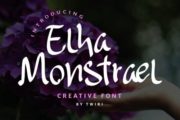 Elha Monstrael: A Script Font for Creative Branding