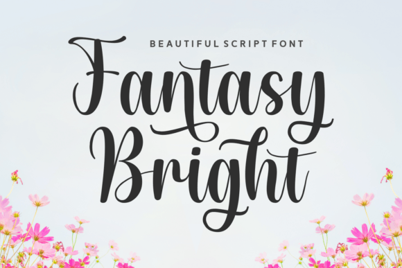 Fantasy Bright: A Script Font for Digital Design Excellence