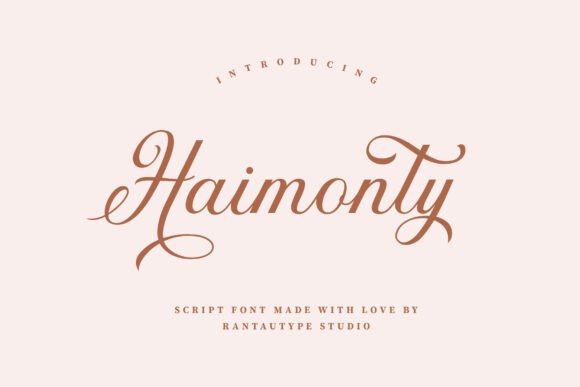 Haimonty: A Script Font That Elevates Digital Branding
