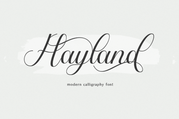 Hayland Script Font: A Beautiful Choice for Handmade Creators