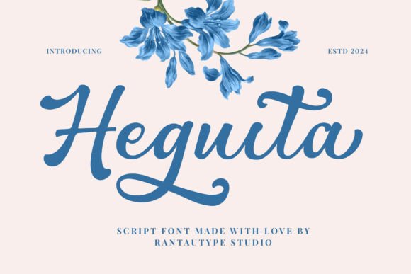 Heguita: A Beautiful Script Font for Digital Design