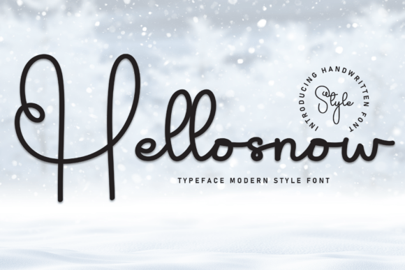 Hellosnow: A Delightful Script Font for Web Design