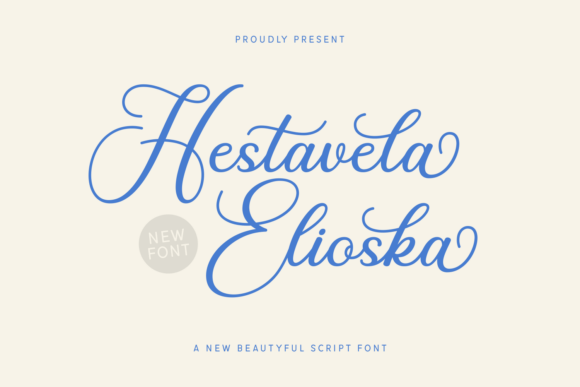 Hestavela Elioska: A Script Font for Editorial Elegance