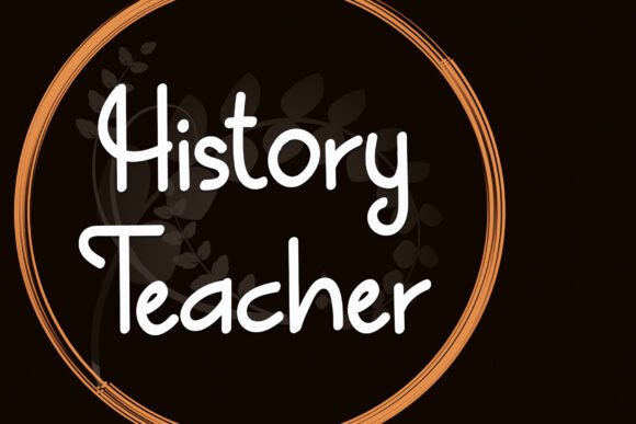 History Teacher: A Font for Thoughtful Design