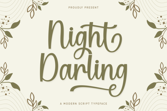 Night Darling: A Script Font That Adds Elegance to Branding