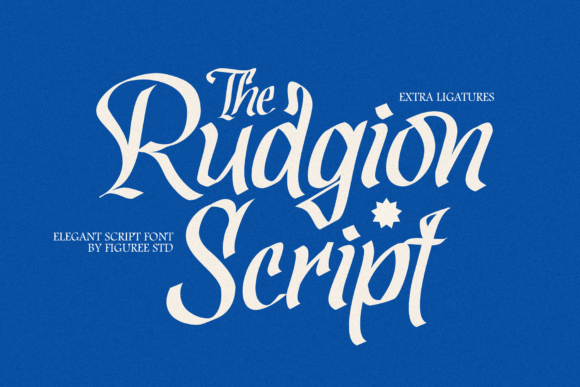 Rudgion: A Bold Script Font for Editorial Impact