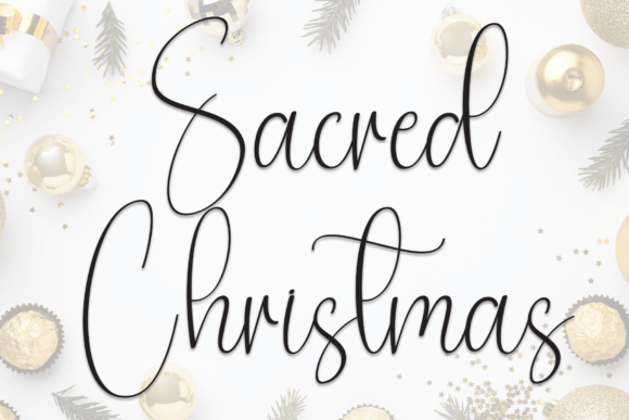 Sacred Christmas: A Delightful Script for Editorial Magic