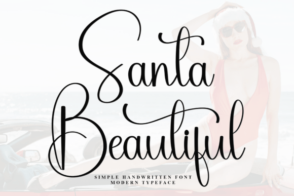 Santa Beautiful: A Script Font That Elevates Digital Branding