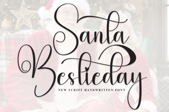 Santa Bestieday: A Font That Brings Holiday Magic to Every Project