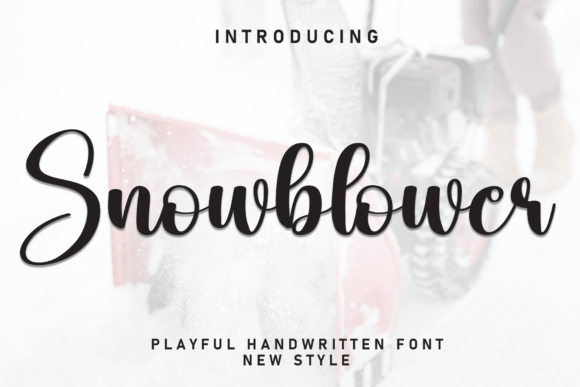 Snowblower: A Font That Breathes Life Into Your Craft