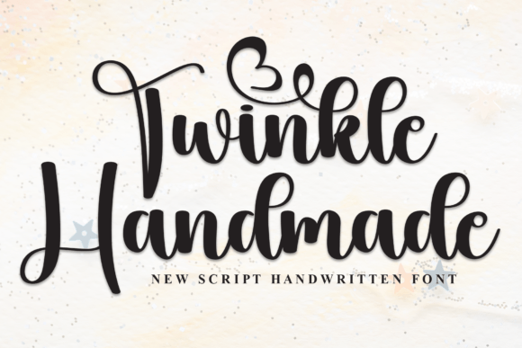 Twinkle Handmade: A Script Font for Beautiful Craft Projects