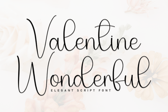 Valentine Wonderful: A Font for Heartfelt Editorial Design