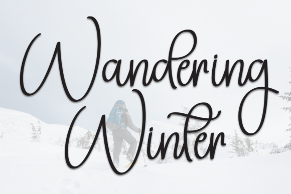 Wandering Winter: A Font That Moves with the Story