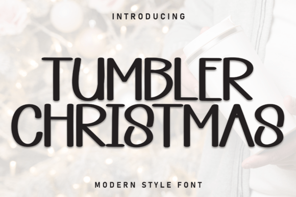 Warmth in Every Letter: Tumbler Christmas for Editorial Design