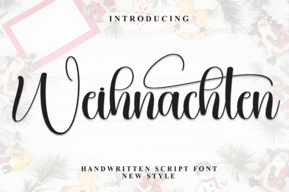 Weihnachten: A Script Font for Campaign Creativity