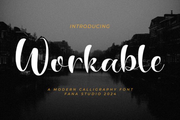 Workable: A Script Font with Personality and Purpose